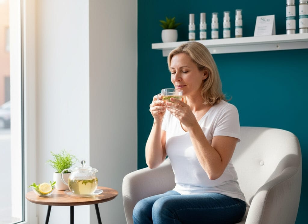 Natürlich schöne Haut mit Tee im Kosmetikstudio Kleve